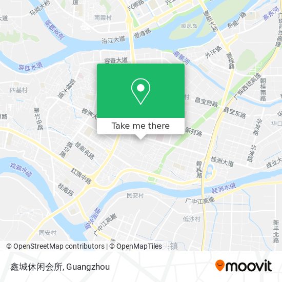 鑫城休闲会所 map
