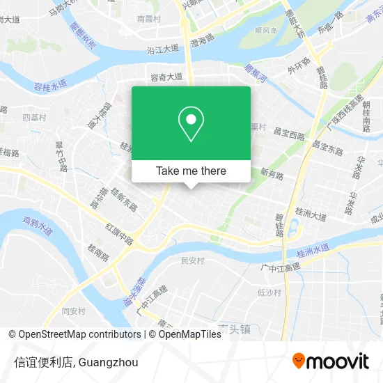 信谊便利店 map
