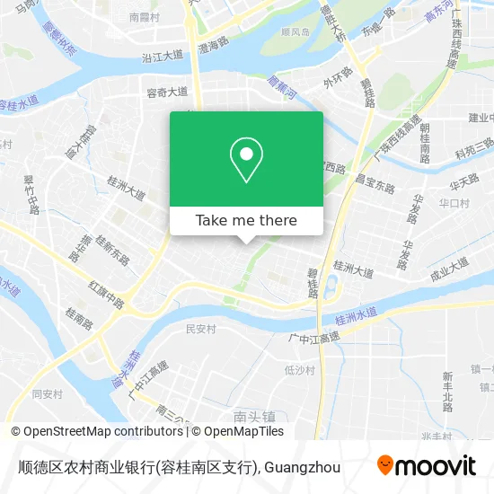 顺德区农村商业银行(容桂南区支行) map