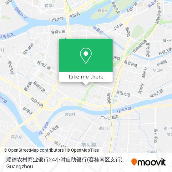 顺德农村商业银行24小时自助银行(容桂南区支行) map