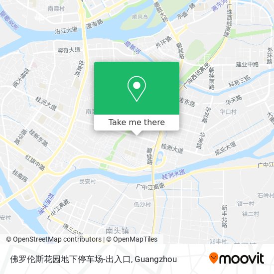 佛罗伦斯花园地下停车场-出入口 map