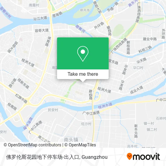 佛罗伦斯花园地下停车场-出入口 map