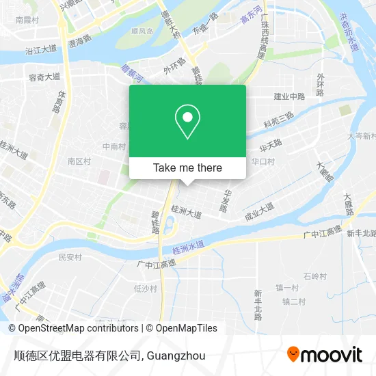 顺德区优盟电器有限公司 map