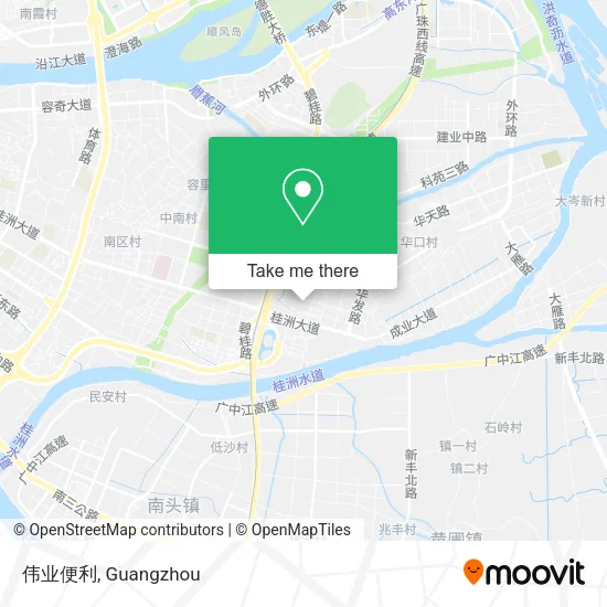伟业便利 map