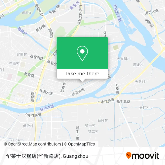 华莱士汉堡店(华新路店) map