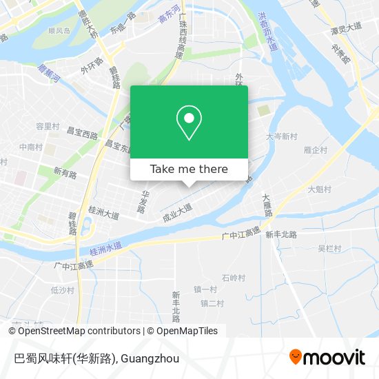 巴蜀风味轩(华新路) map