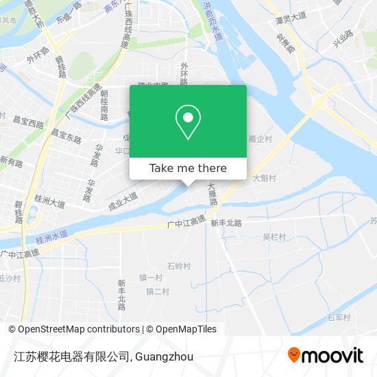 江苏樱花电器有限公司 map