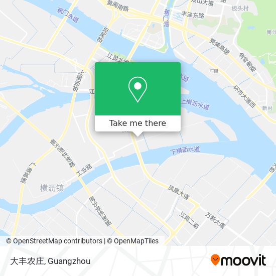 大丰农庄 map