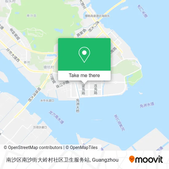 南沙区南沙街大岭村社区卫生服务站 map