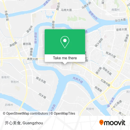 开心美食 map