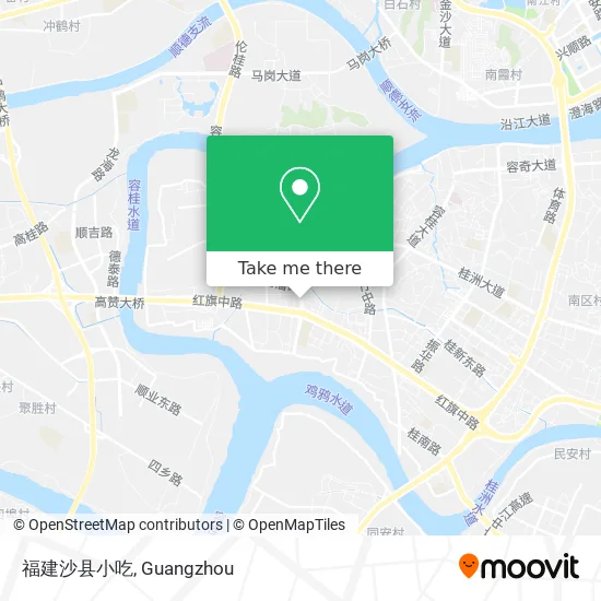福建沙县小吃 map