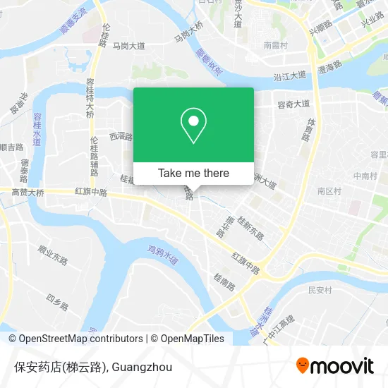 保安药店(梯云路) map