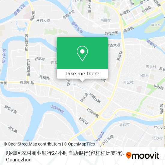 顺德区农村商业银行24小时自助银行(容桂桂洲支行) map