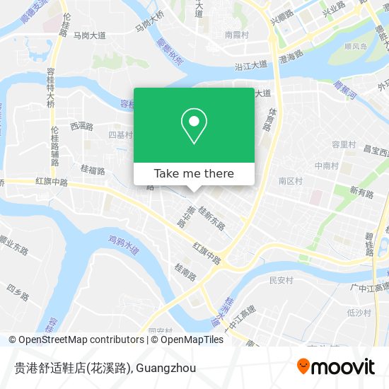 贵港舒适鞋店(花溪路) map