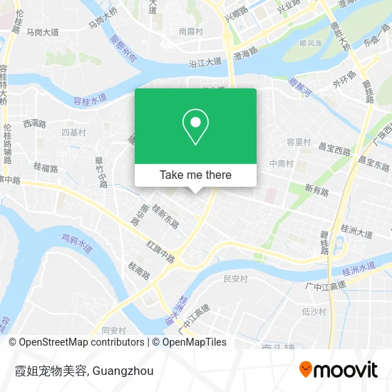 霞姐宠物美容 map