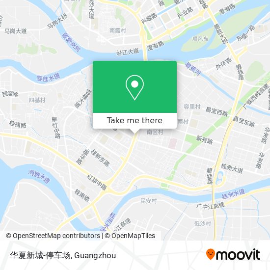 华夏新城-停车场 map