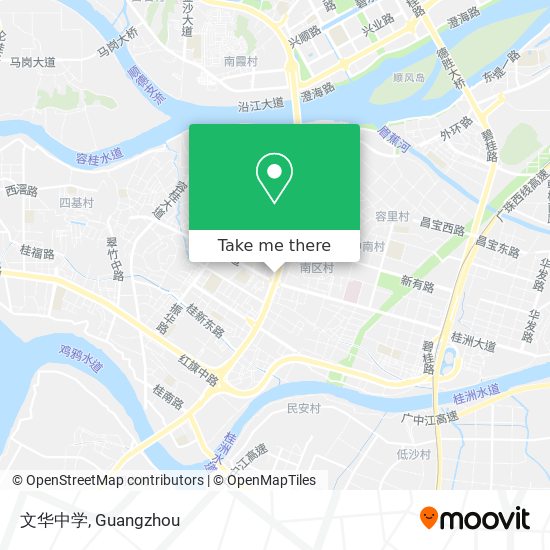 文华中学 map