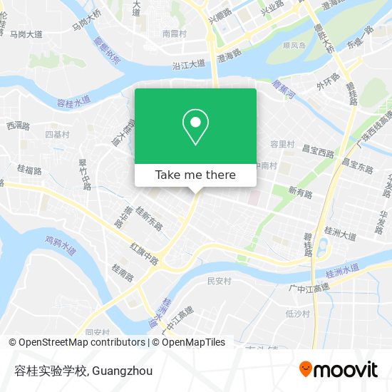 容桂实验学校 map