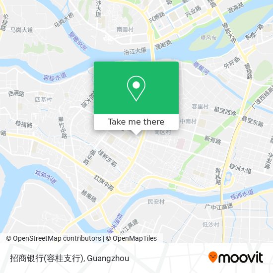 招商银行(容桂支行) map