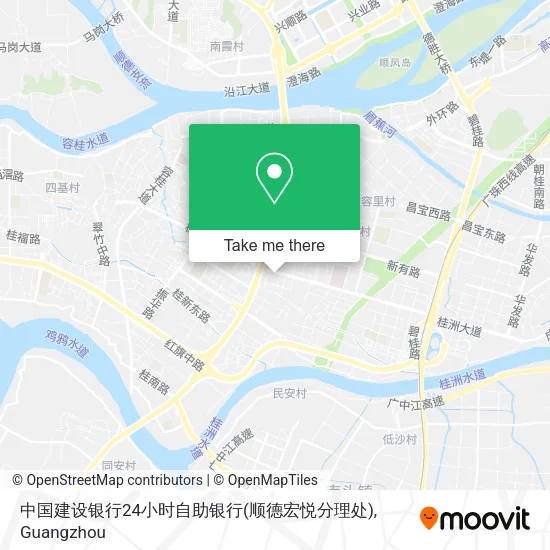 中国建设银行24小时自助银行(顺德宏悦分理处) map