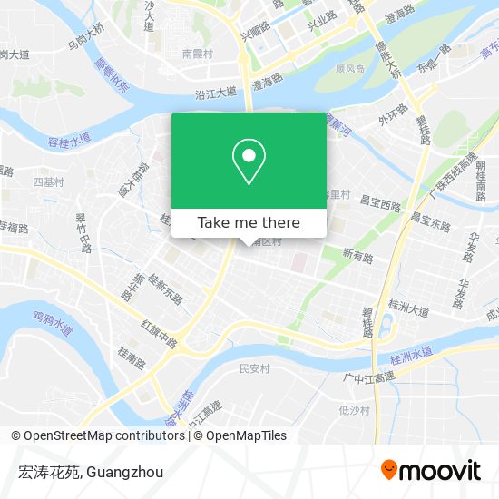 宏涛花苑 map