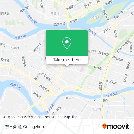东日豪庭 map