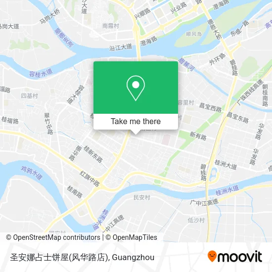 圣安娜占士饼屋(风华路店) map