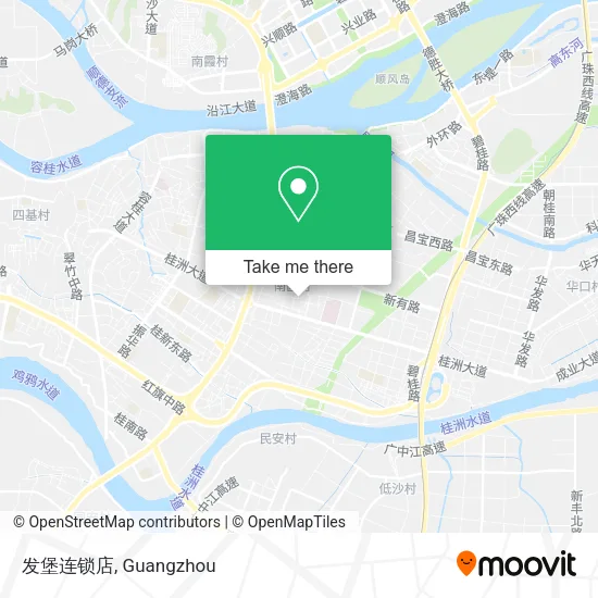 发堡连锁店 map