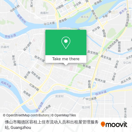 佛山市顺德区容桂上佳市流动人员和出租屋管理服务站 map