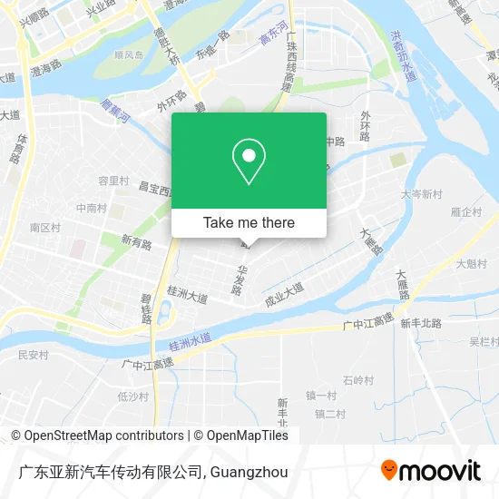 广东亚新汽车传动有限公司 map