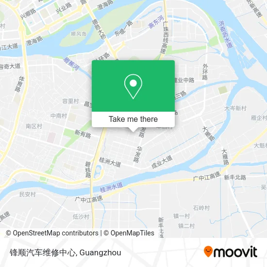 锋顺汽车维修中心 map
