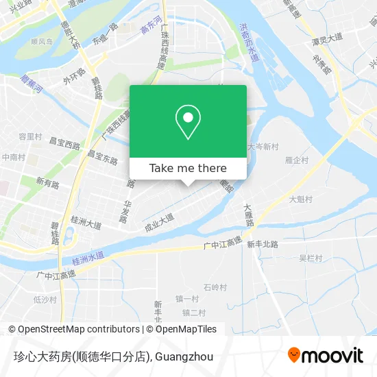 珍心大药房(顺德华口分店) map