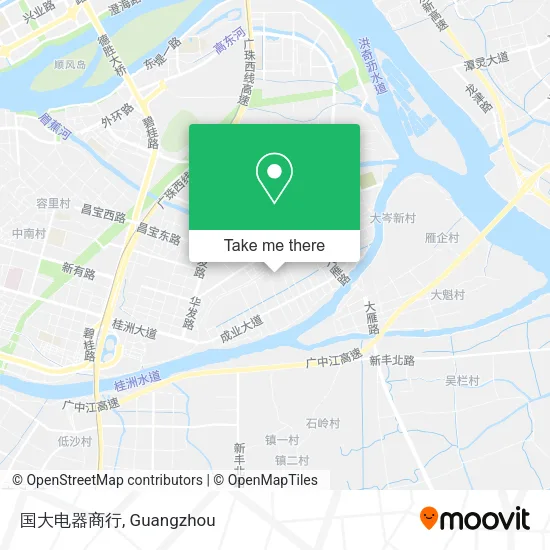 国大电器商行 map