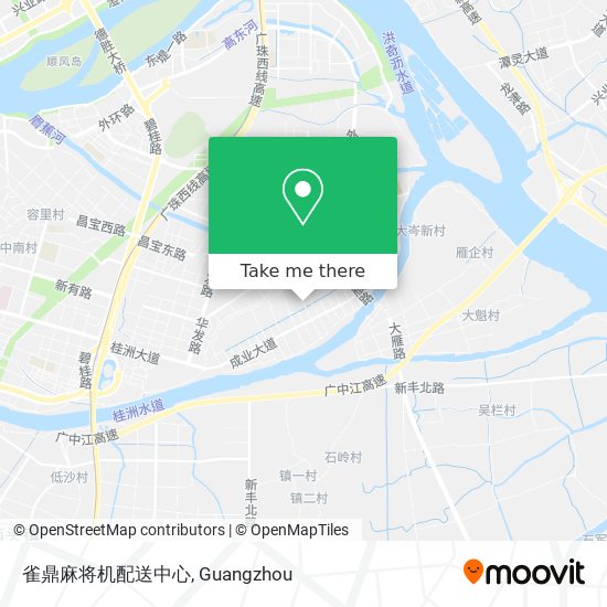 雀鼎麻将机配送中心 map