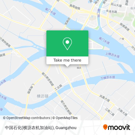 中国石化(横沥农机加油站) map