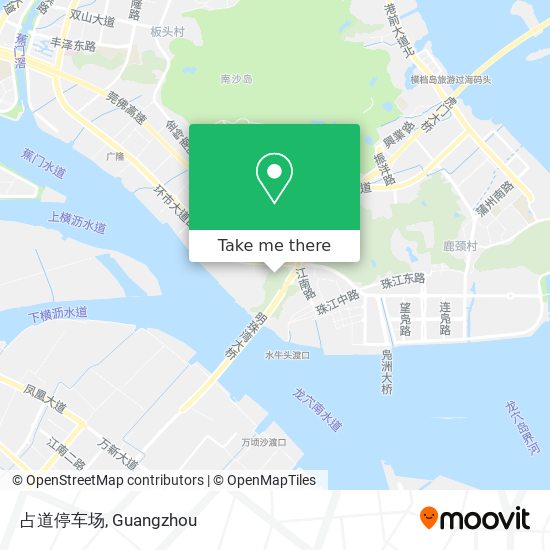 占道停车场 map