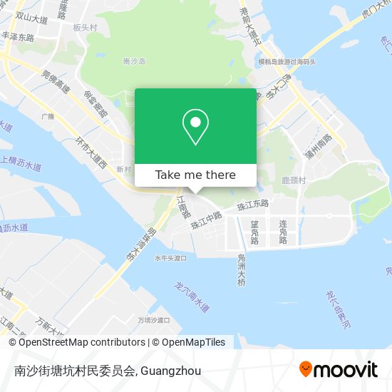 南沙街塘坑村民委员会 map