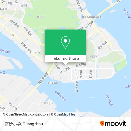 南沙小学 map