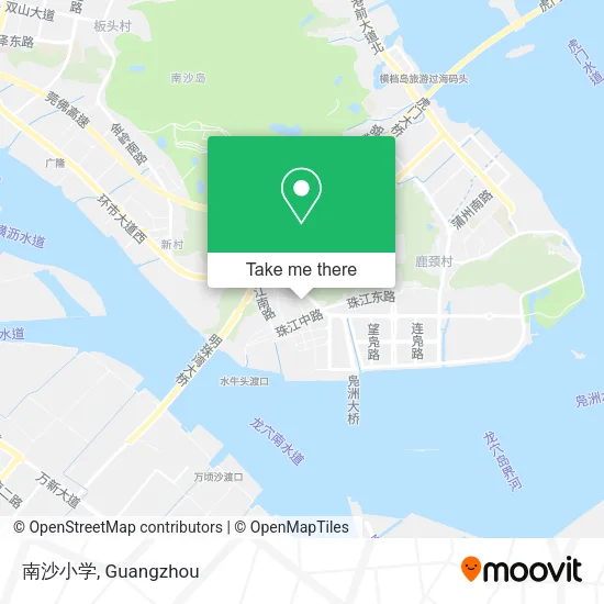 南沙小学 map