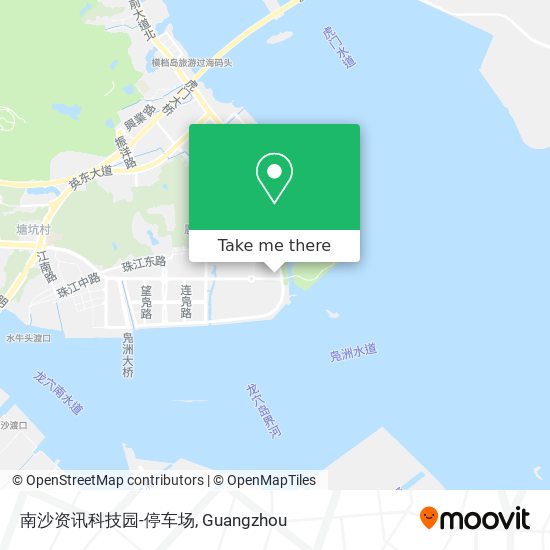 南沙资讯科技园-停车场 map