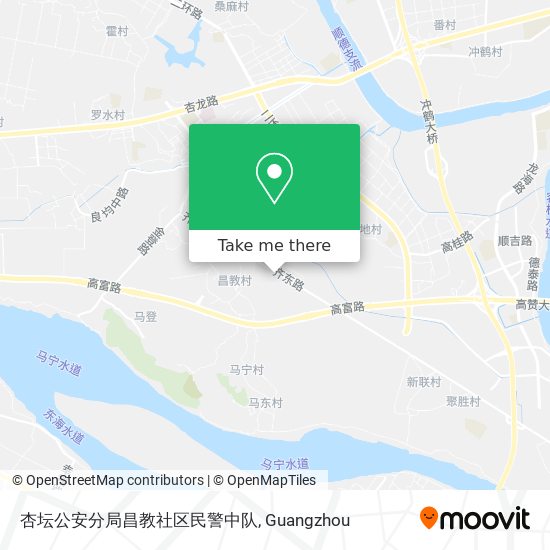 杏坛公安分局昌教社区民警中队 map