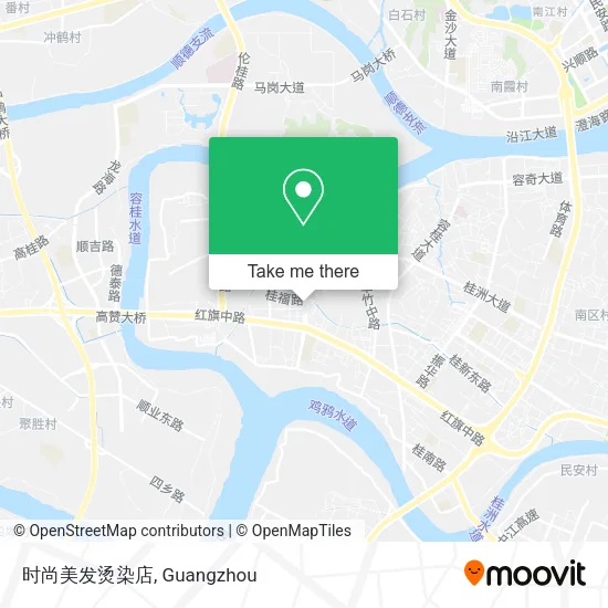 时尚美发烫染店 map