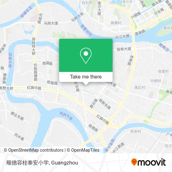 顺德容桂泰安小学 map