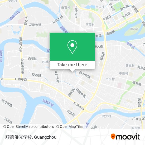 顺德侨光学校 map