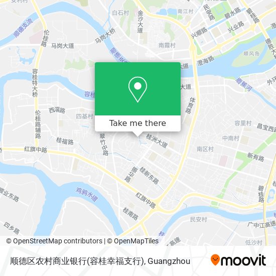顺德区农村商业银行(容桂幸福支行) map