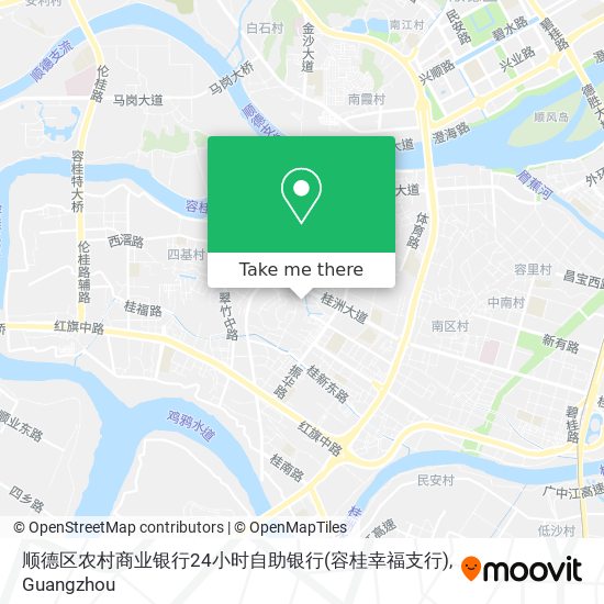 顺德区农村商业银行24小时自助银行(容桂幸福支行) map