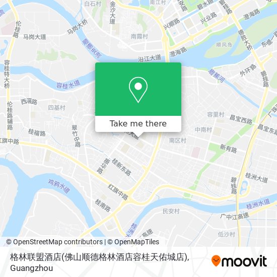 格林联盟酒店(佛山顺德格林酒店容桂天佑城店) map