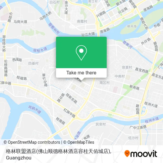 格林联盟酒店(佛山顺德格林酒店容桂天佑城店) map