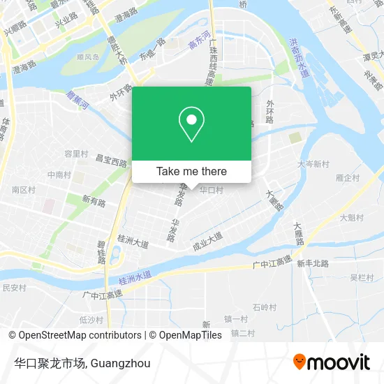 华口聚龙市场 map
