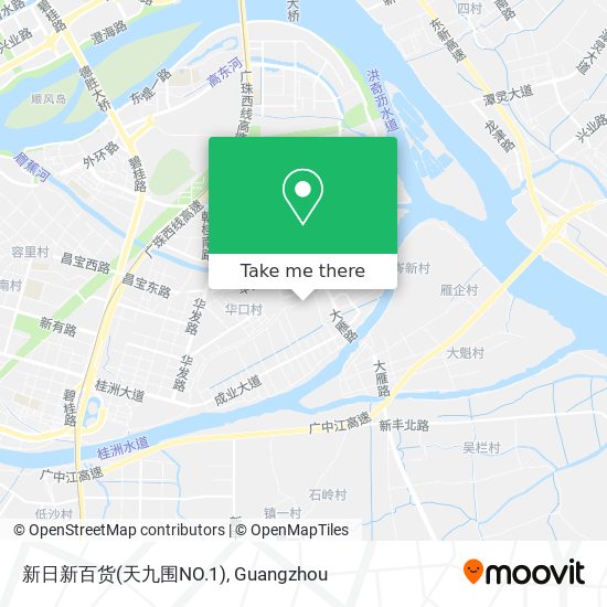 新日新百货(天九围NO.1) map